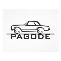 Mercedes SL Pagode Type 113 Custom Announcement