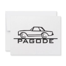 Mercedes SL Pagode Type 113 invitations by frengi Mercedes SL Pagode Type 113 invitations