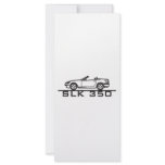 Mercedes SLK 350 Rack Card Template