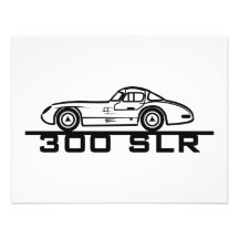 Mercedes SLR Personalized Announcement