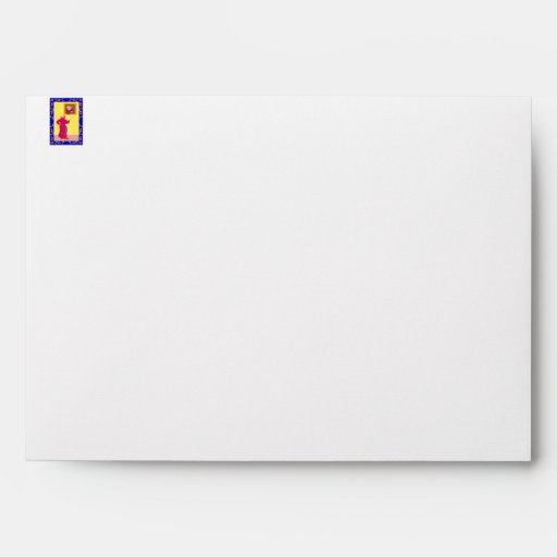Merchant at window envelope