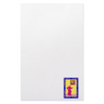 Merchant at window customized stationery