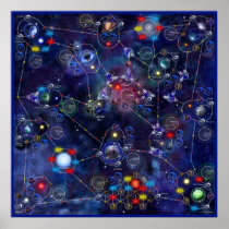 Merchant of Venus map Poster
