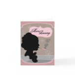 Merci Beaucoup Cameo Design - Note Card