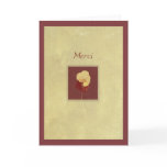Merci - fleurs minimaliste Card
