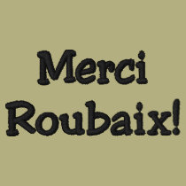 Merci Roubaix T embroidered shirts