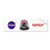 Mercury 4: Liberty Bell 7 Gus Grissom Bumper Sticker