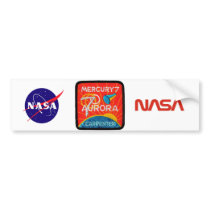 Mercury 7: Aurora 7 – Scott Carpenter Bumper Stickers