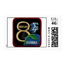 Mercury 8: Sigma 7 – Wally Schirra Postage Stamps