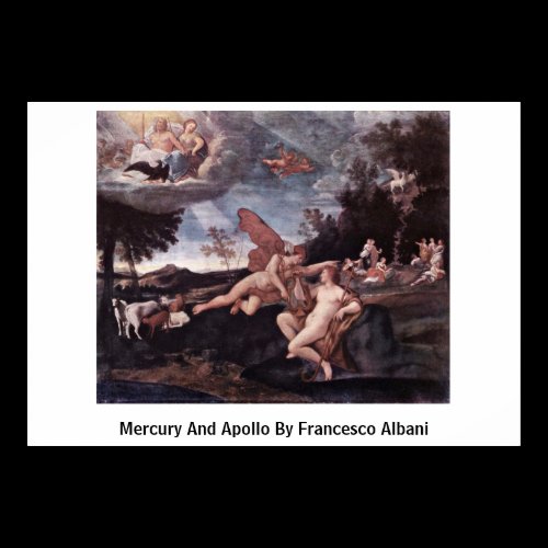Mercury And Apollo By Francesco Albani Print