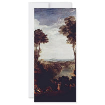 Mercury And Herse By Joseph Mallord William Turner Personalized Rack Card
