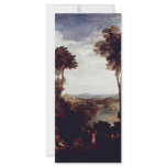 Mercury And Herse By Joseph Mallord William Turner Personalized Rack Card