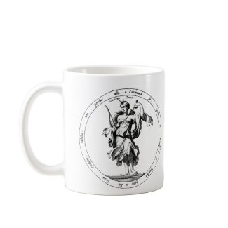 Mercury and Luna mythology coffee cups zazzle_mug