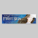 Mercury Brightman: The First Sign, Bumpersticker by missmarypotter Mercury Brightman: The First Sign, Bumpersticker