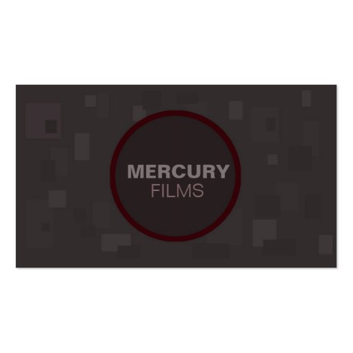 Mercury Business Card Templates (back side)