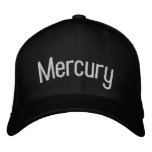 Mercury embroidered hats
