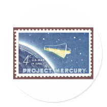 Mercury Project Round Sticker
