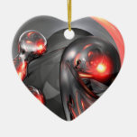Mercury Rising Abstract Ornament