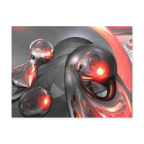 Mercury Rising Abstract Postcard by alexanderbutler Mercury Rising Abstract Postcard