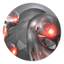 Mercury Rising Abstract Sticker