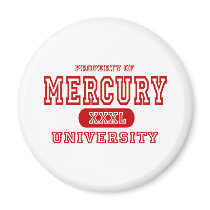Mercury University magnets by universityshirts Mercury University magnets