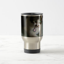 Mercutio, the Contemplative Cat Coffee Mugs