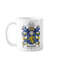 Meredith Family Crest Mugs