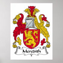Meredith Family Crest Posters