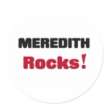 Meredith Rocks Sticker