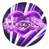 Meredith Round Sticker