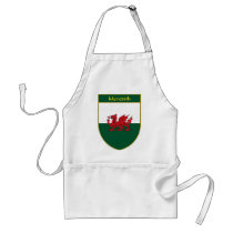 Meredith Welsh Flag Shield Apron