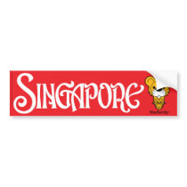 Merfamily® SINGAPORE Bumper Sticker II bumper stickers
