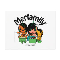 Merfamily® Singapore Satay postcards
