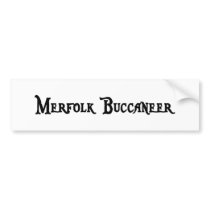 Merfolk Buccaneer Bumper Sticker