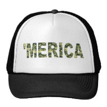 'MERICA Camo Trucker Hat