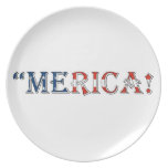 merica dinner plate