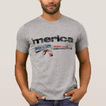 Merica Distressed Rifle Shirt Merica Distressed Rifle Shirt