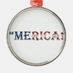 merica metal ornament