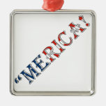 merica metal ornament