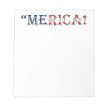 merica note pad