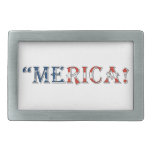 merica rectangular belt buckle