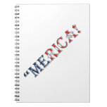 merica spiral notebook