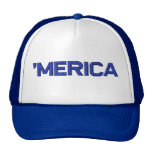 'MERICA Stitch-Style Hat (blue)