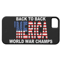'MERICA US Flag World War Champs  iPhone 5 Case