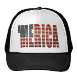 'MERICA Vintage Distressed US Flag Trucker Hat