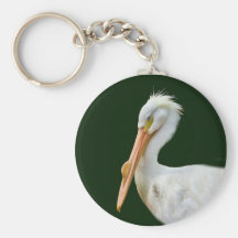 merican White Pelican Bird Keychain