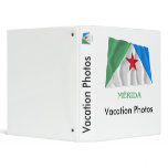 Mérida Waving Flag with Name 3 Ring Binders