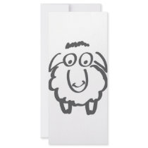 merino sheep rack card