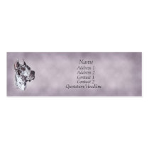 Merle Great Dane Profile Card business cards
