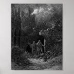 Merlin advising King Arthur Poster